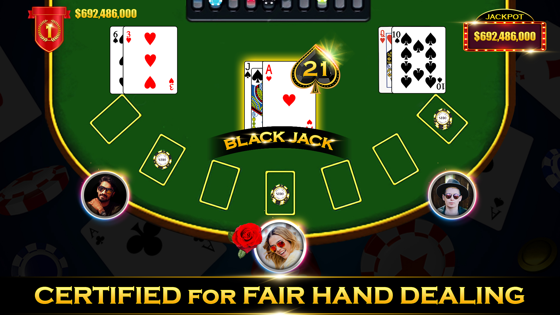 Mesa de Blackjack